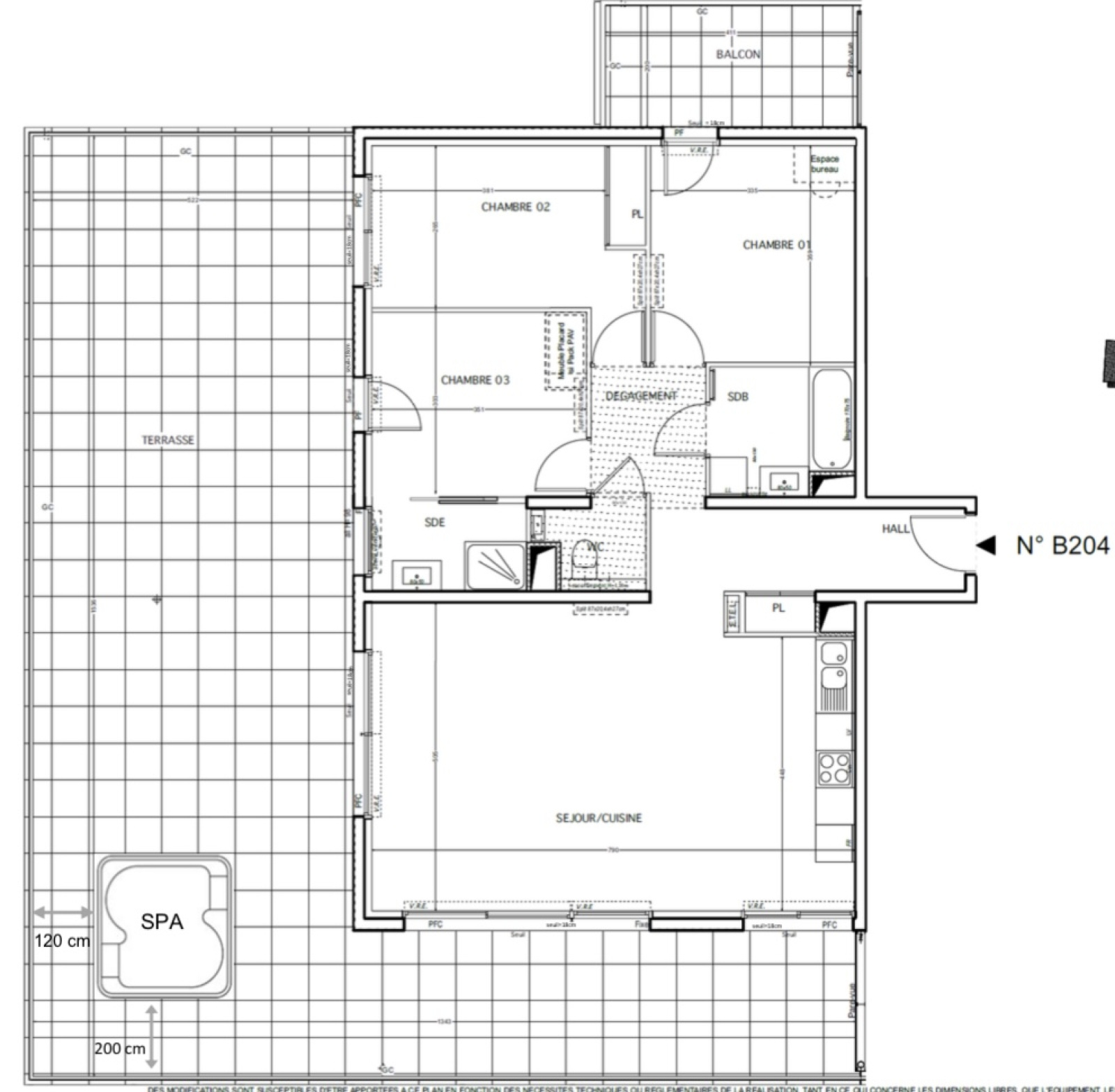 Image_3, Appartement, Lattes, ref :214